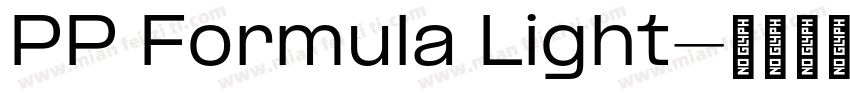 PP Formula Light字体转换